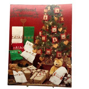 Vintage Cross Stitch Patterns, Gingerbread Christmas, Sue Hillis Designs 1987